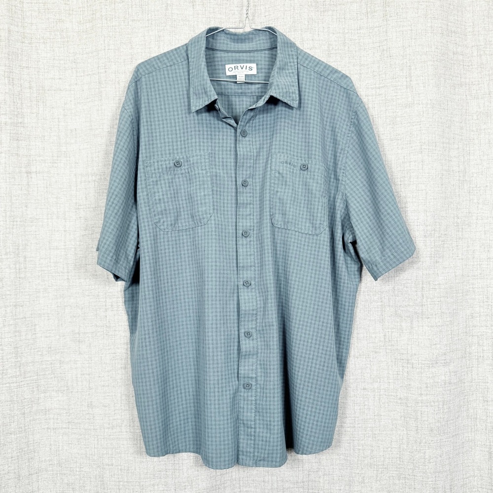 Orvis Button Down Outdoor Shirt XL Fishing‎ Hiking Quick Dry Utility Gorpcore